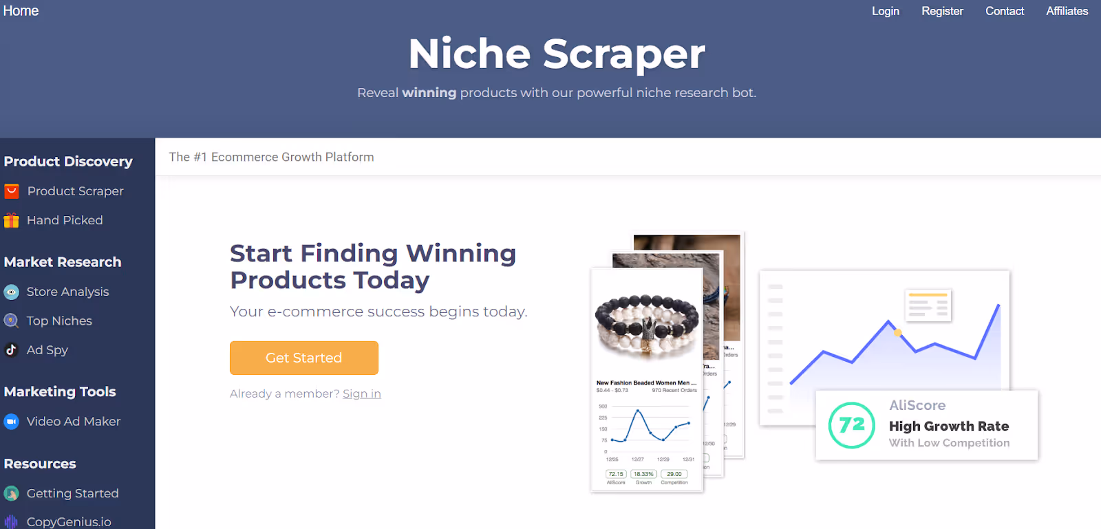 Niche Scraper Product Research Tool