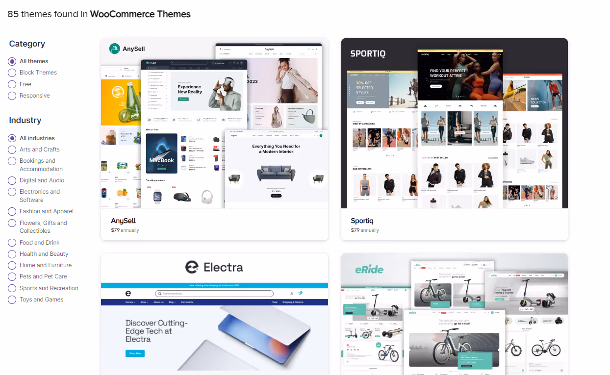 Temas de WooCommerce