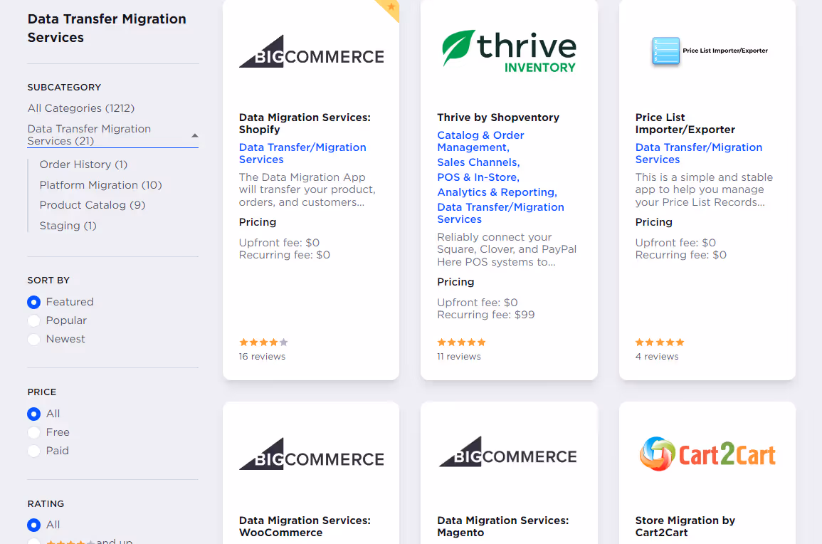 WooCommerce vs BigCommerce Migration