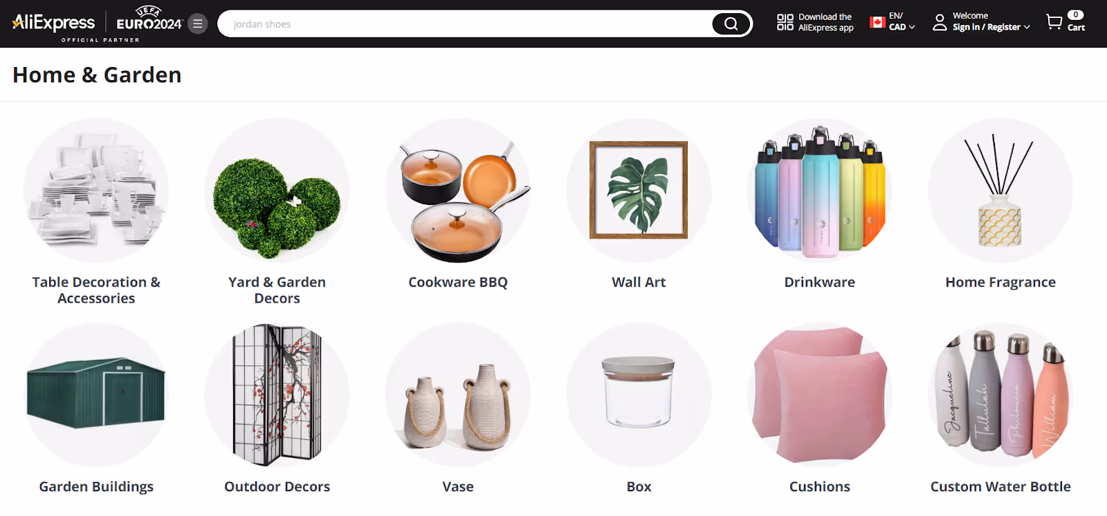 Fournisseur de décoration intérieure AliExpress