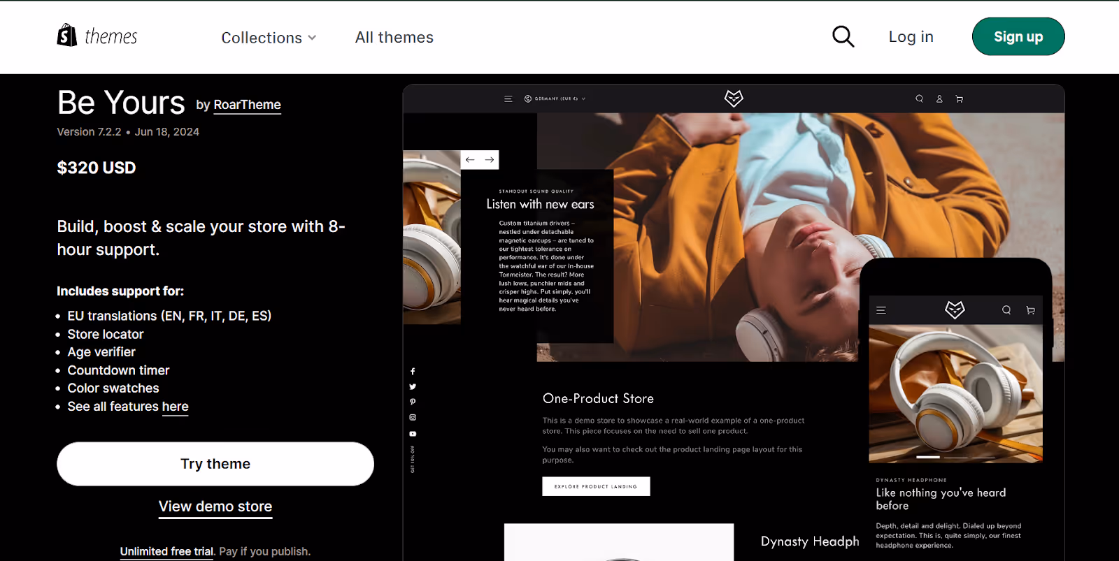 Soyez le vôtre Thème rugissant