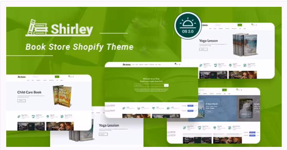 Shirley Shopify Book Theme