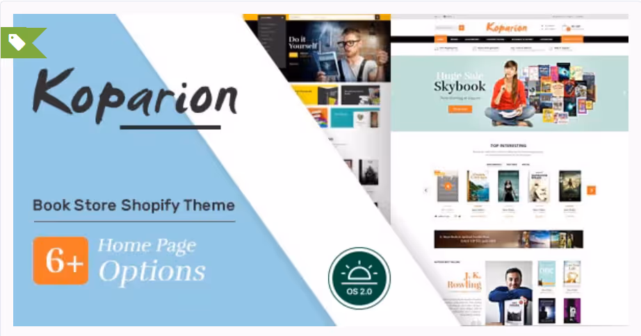 Koparion Shopify Books Theme