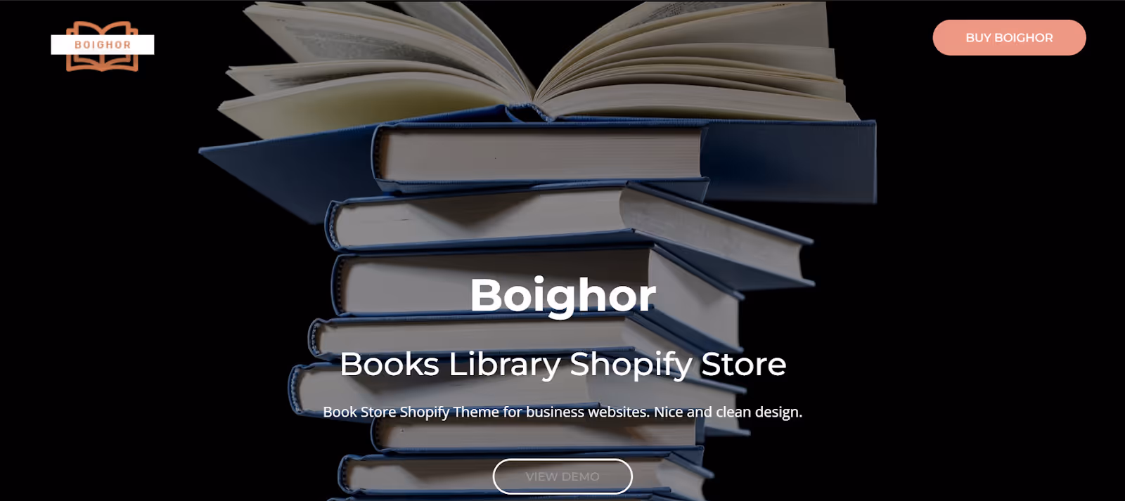 Boighor Shopify Book Theme