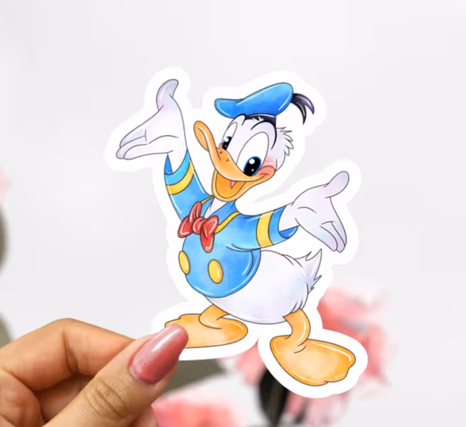 Pegatinas de dibujos animados lindos