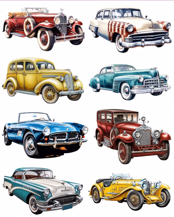 Ideas para pegatinas personalizadas para autos vintage