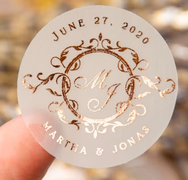 Ideas para pegatinas personalizadas para bodas