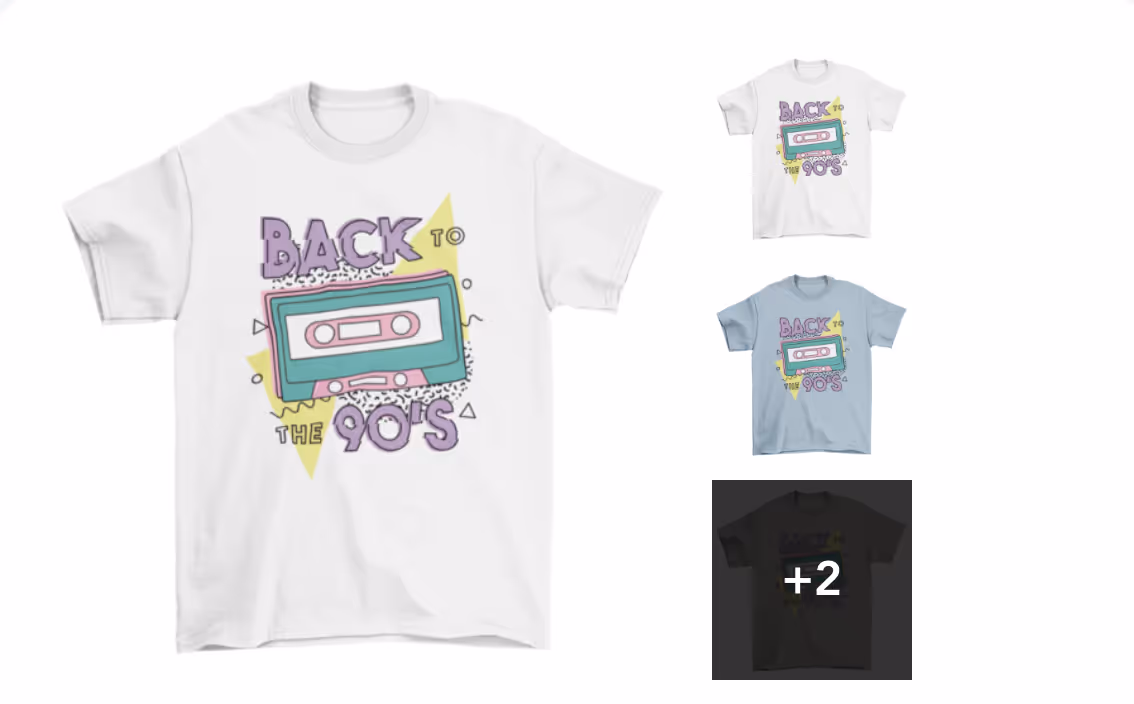 80s and 90s-themed T-Shirt design trends
