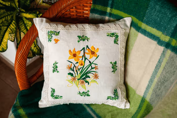 Throw cushion embroidery ideas