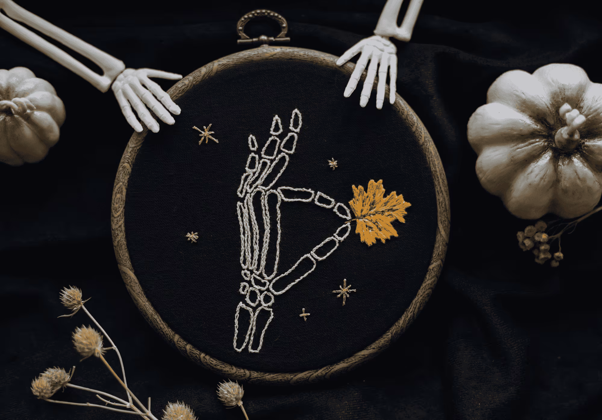 Seasonal embroidery ideas