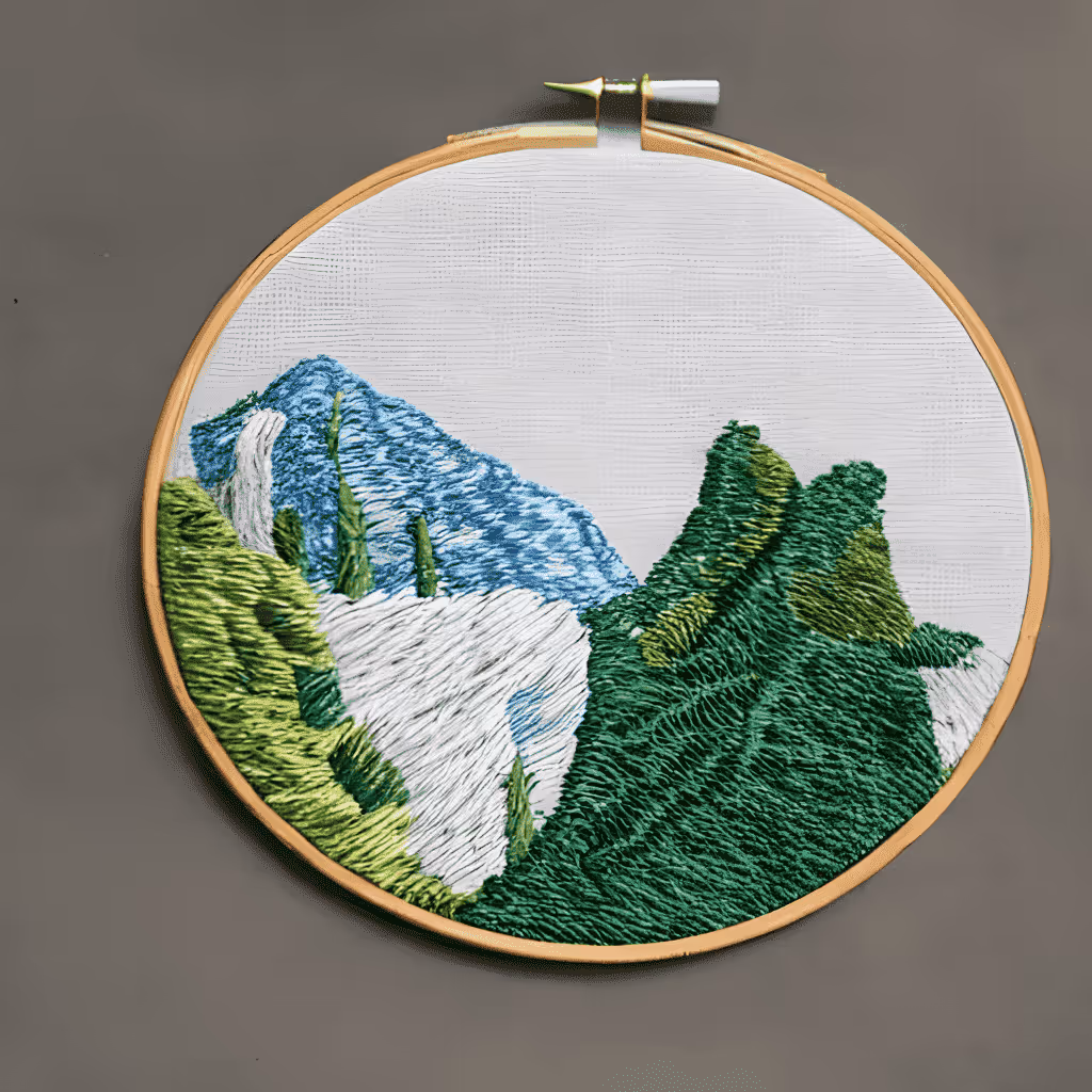 Landscape embroidery ideas