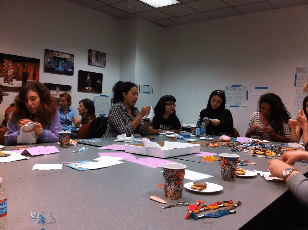 Collaborative embroidery ideas