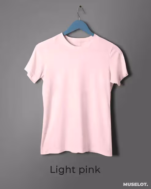 T-shirt rose poudré pour femme
