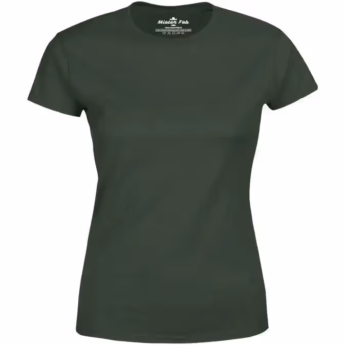 T-shirt vert olive pour femme