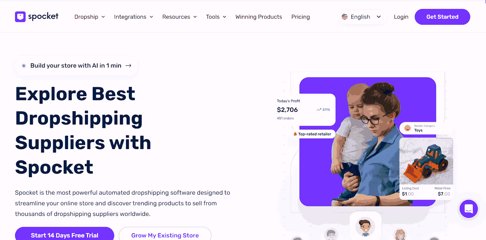 Verdienen Sie online Geld in Europa mit Spocket Dropshipping