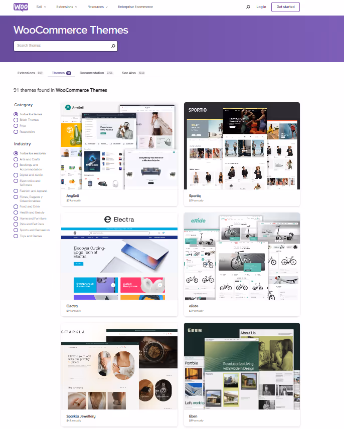 WooCommerce Themes