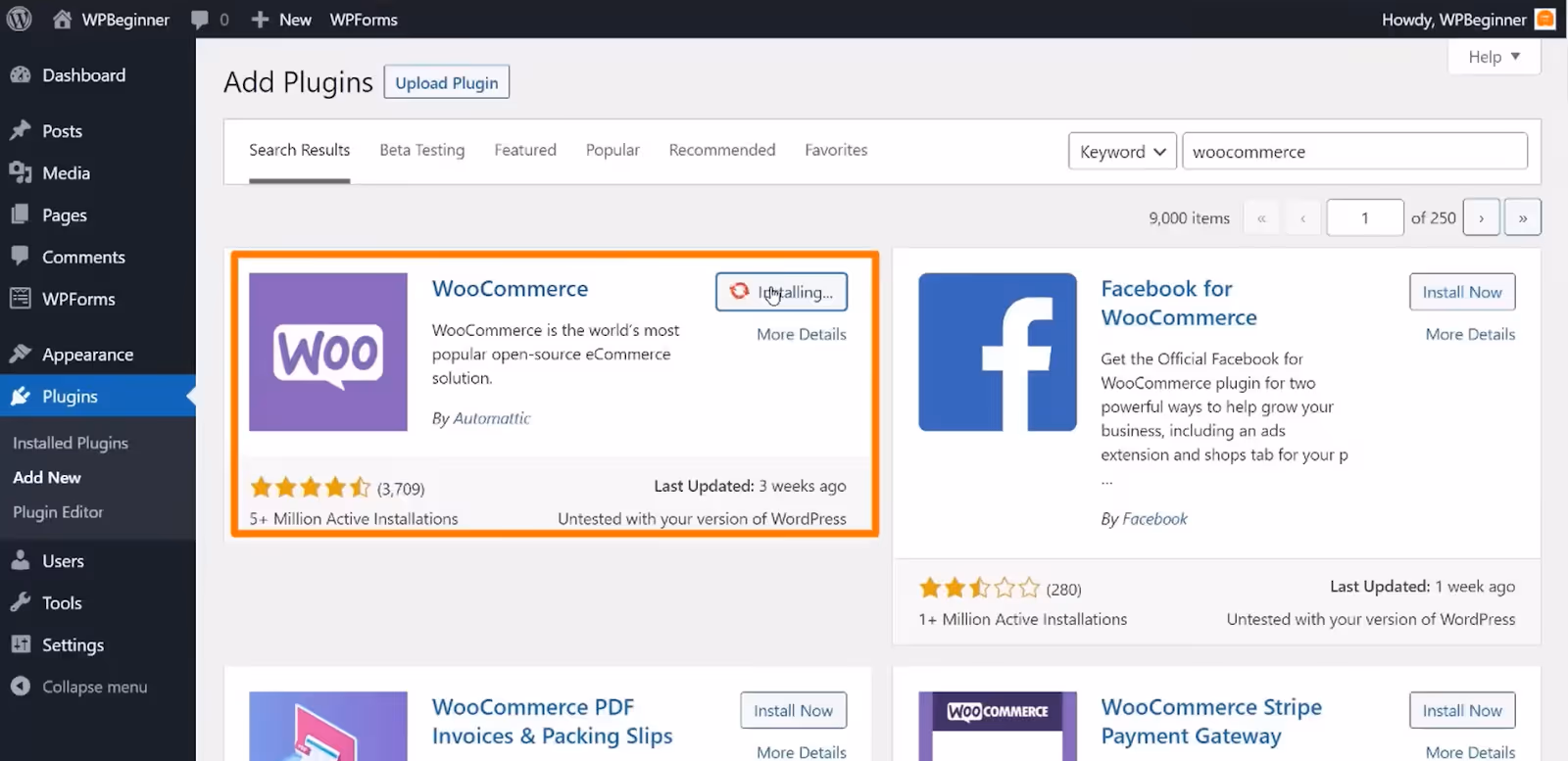 WooCommerce Setup