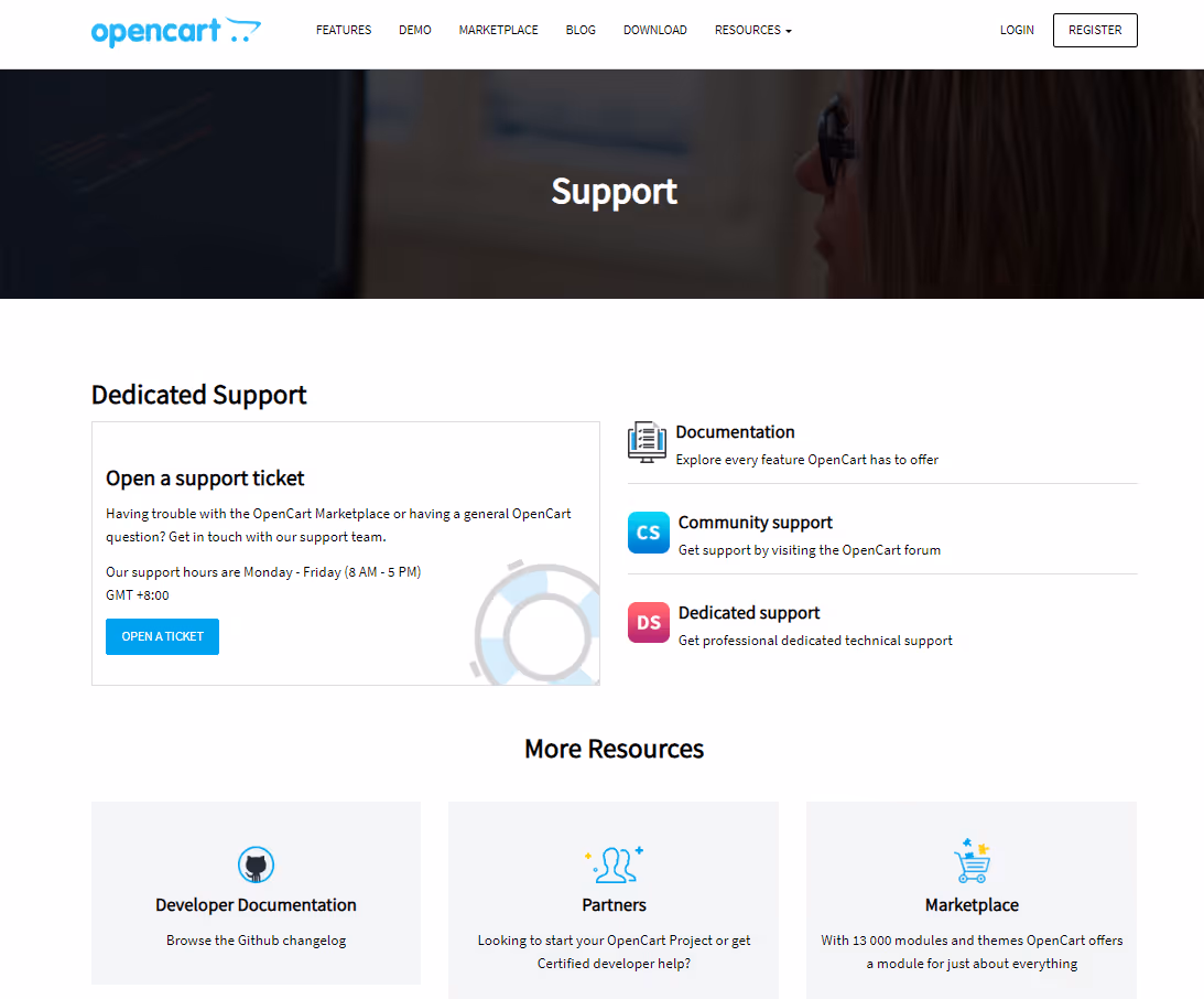 Soporte de OpenCart