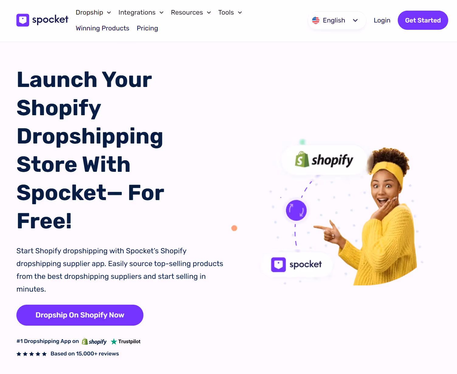 Shopifys Integration mit Spocket