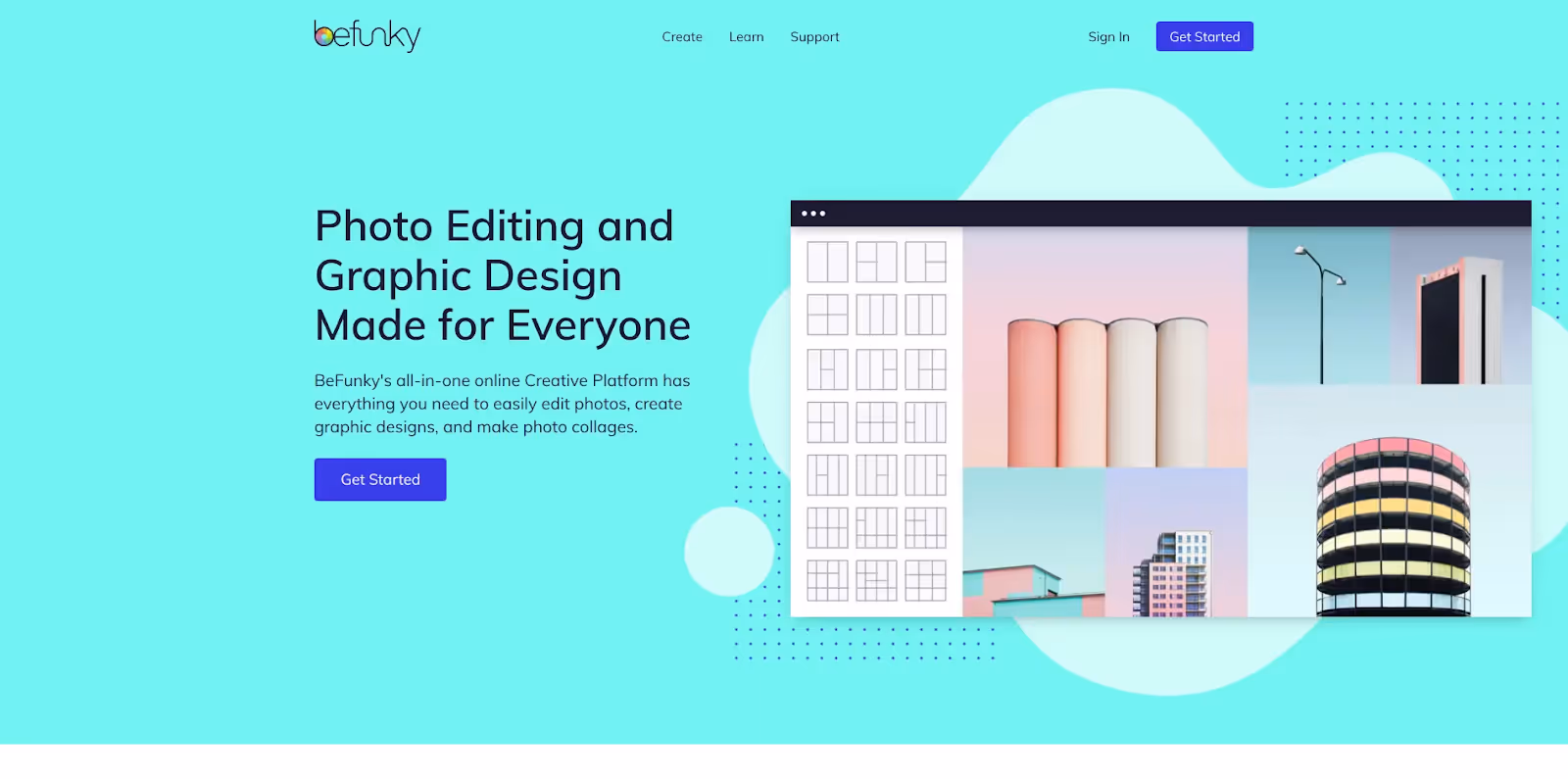 Redimensionador de imagem gratuito BeFunky