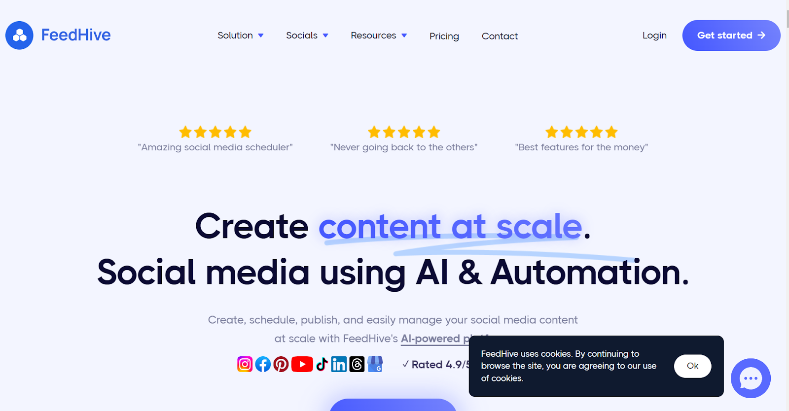 Feedhive para publicaciones y actualizaciones en redes sociales