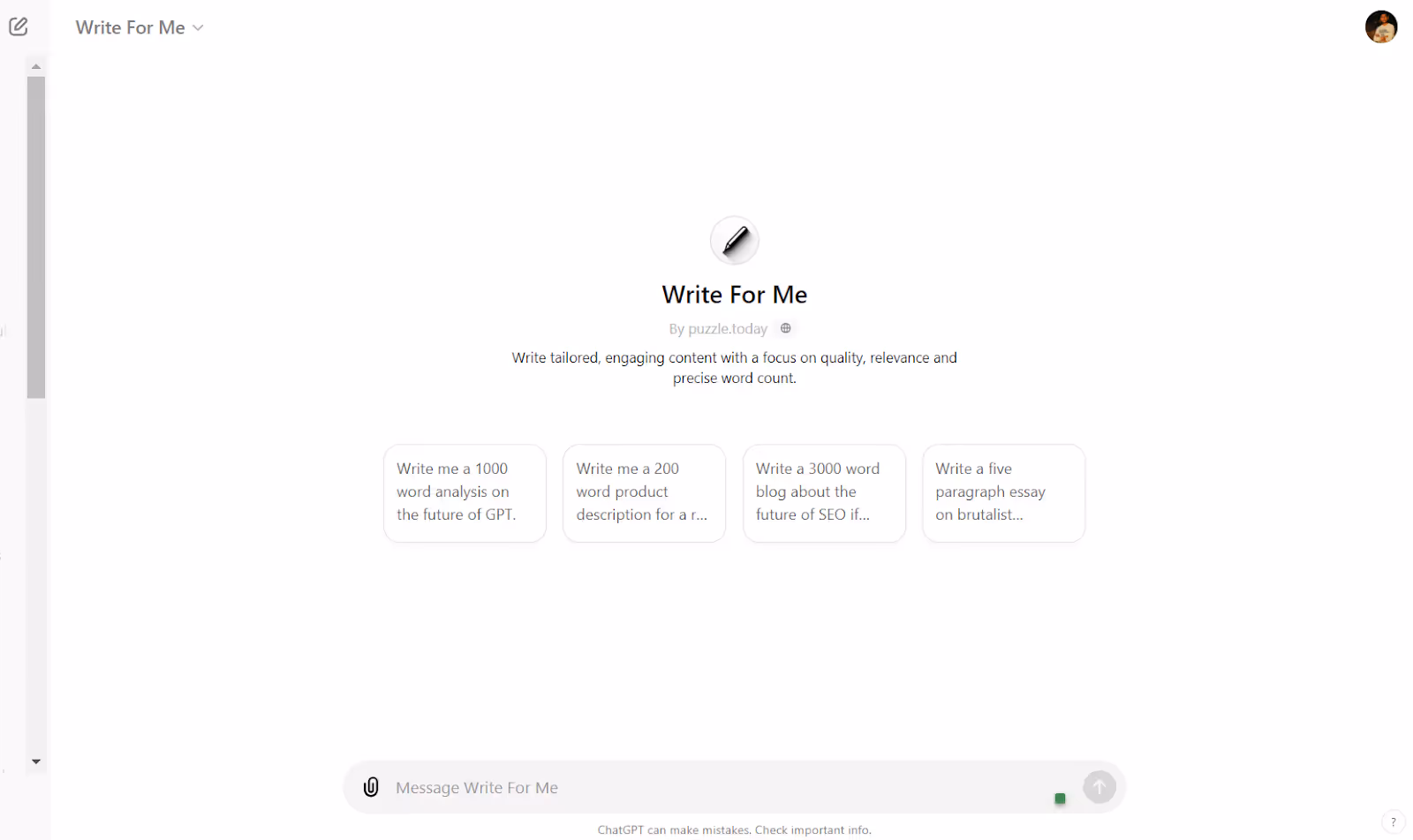 ChatGPT For Content Creation