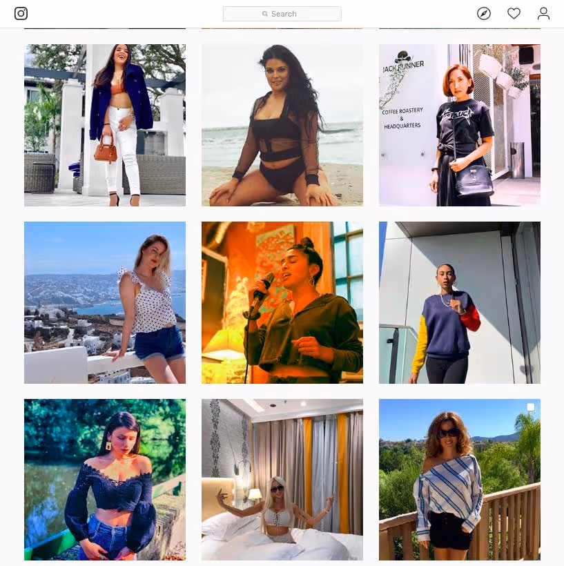 professional social media handles