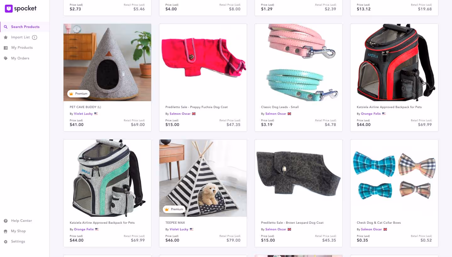 collars and kennels and bags