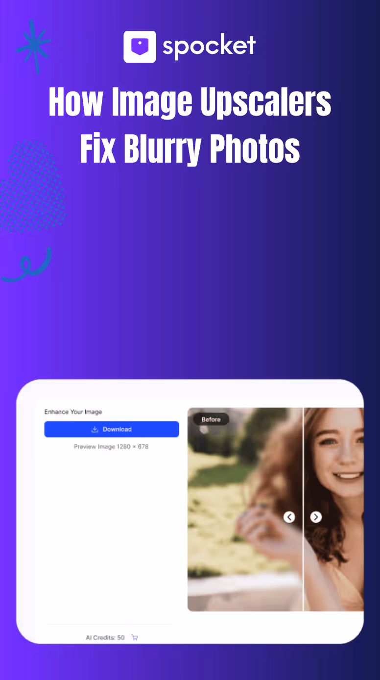 How Image Upscalers Fix Blurry Photos