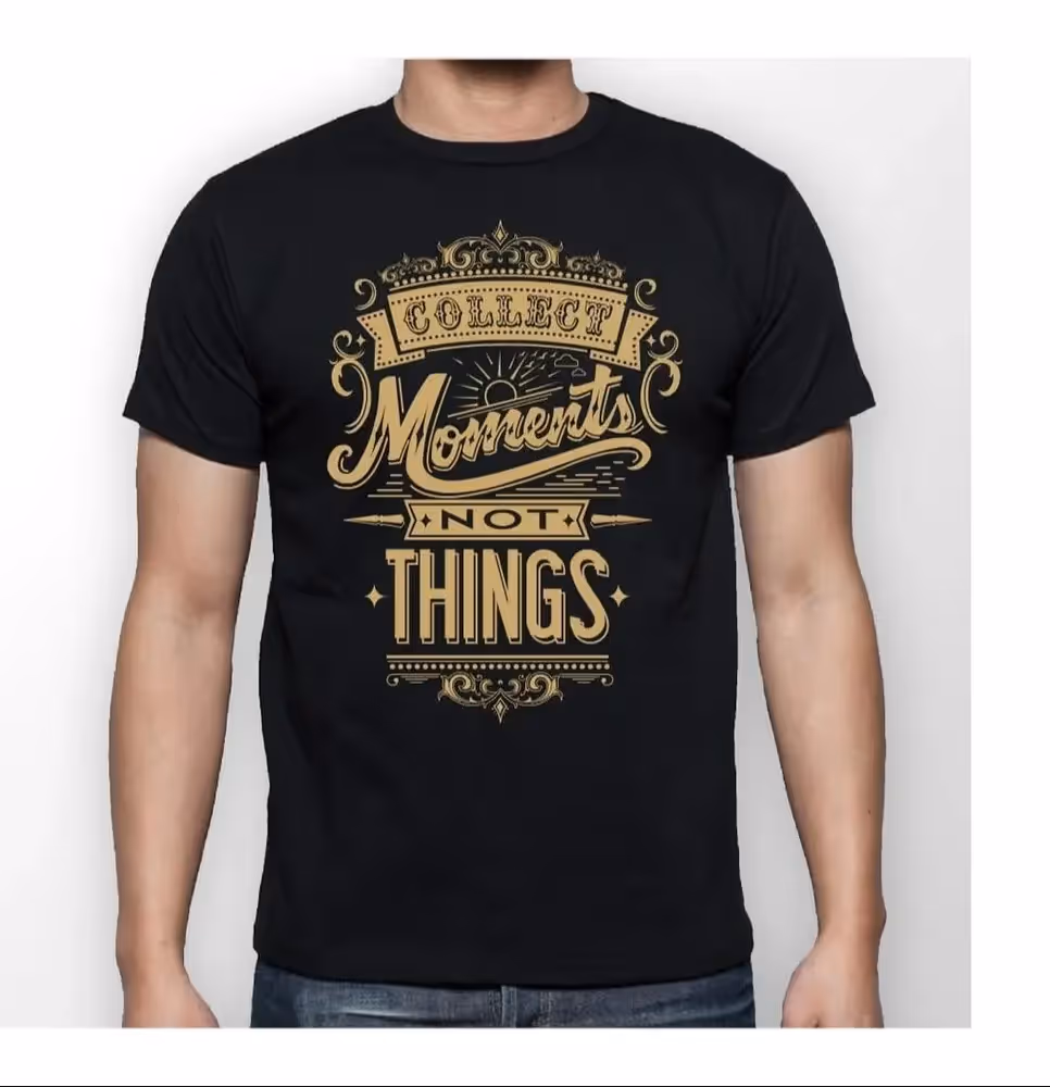 Camiseta com design de declaração