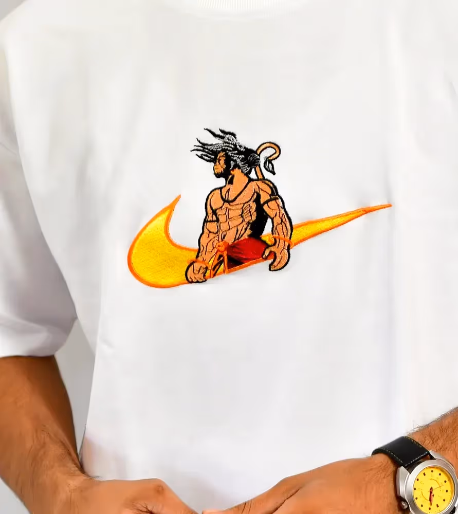 Conception de t-shirt brodé