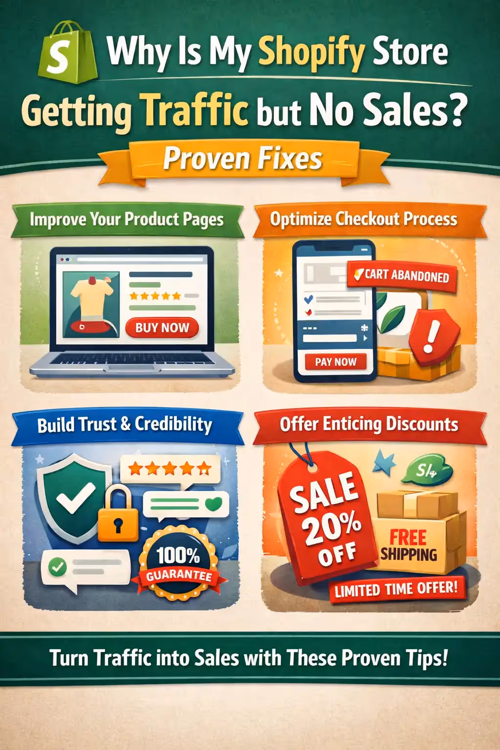 Why is My Shopify Store Getting Traffic but No Sales?