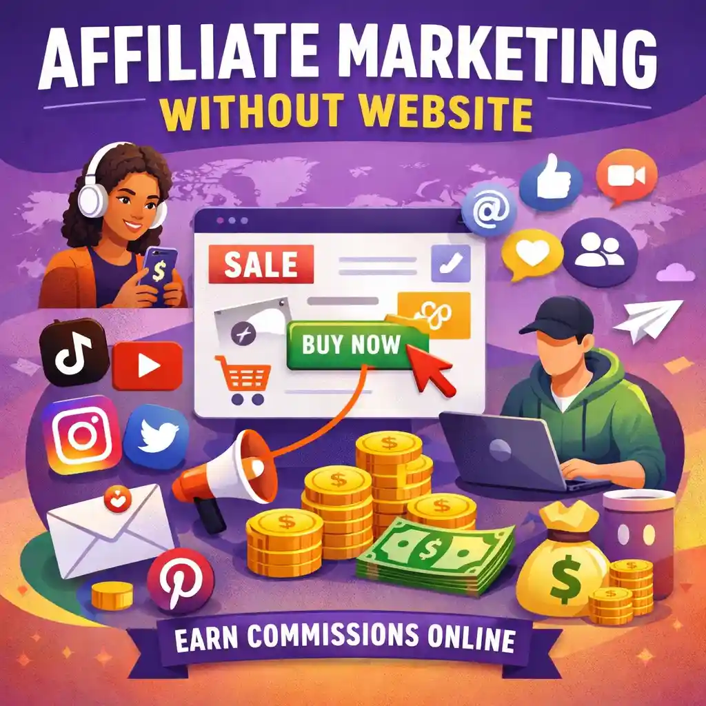 Affiliate marketing without website
