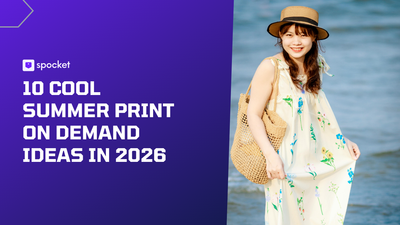 10 idee per la stampa su richiesta per l'estate che puoi vendere subito