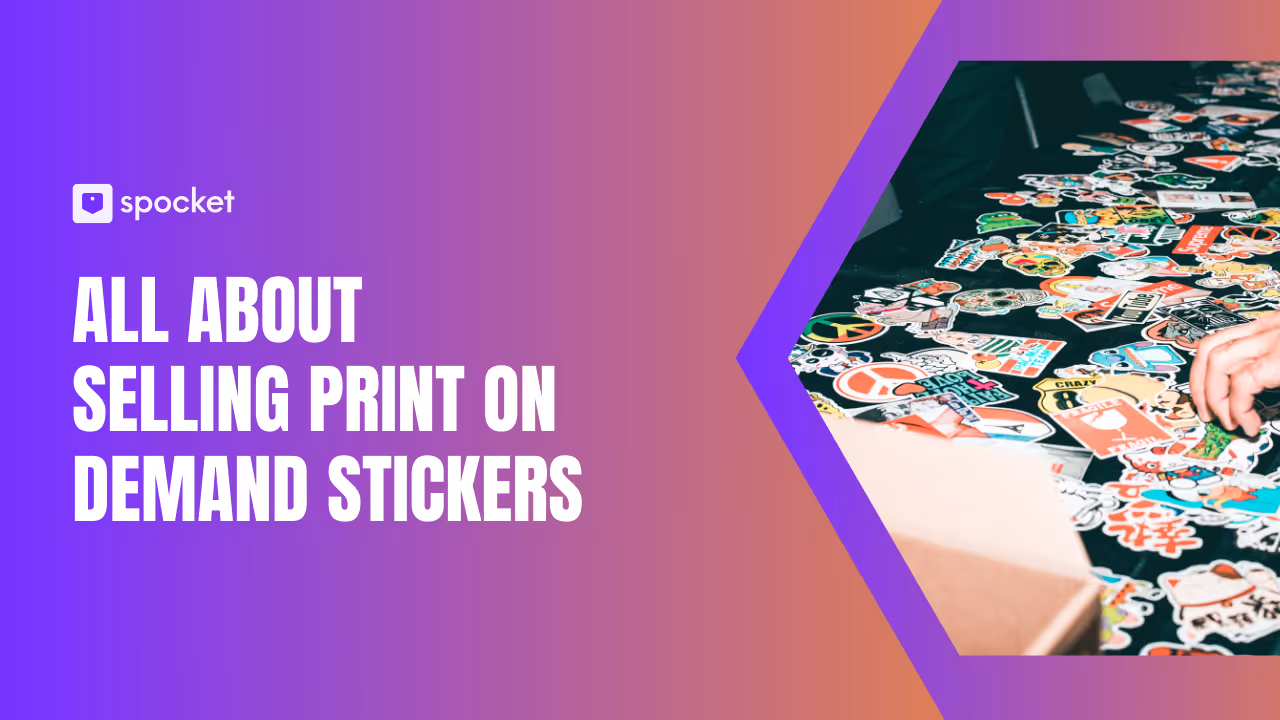 Print-on-Demand-Aufkleber: Kosten, beste Designs und Gewinnmargen