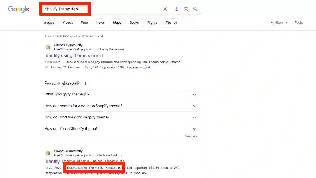 Cerca temi Shopify online
