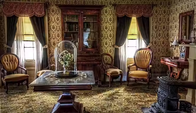 vintage furnishings and antiques