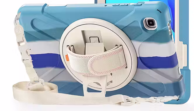 Shockproof Heavy Duty Phone Case with Built-in Screen Protector and Kickstand