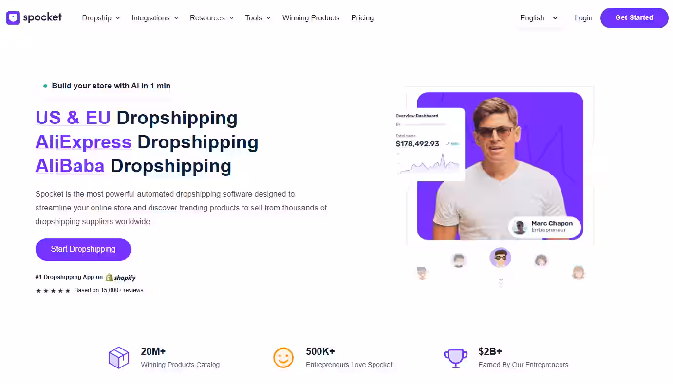 Spocket Dropshipping