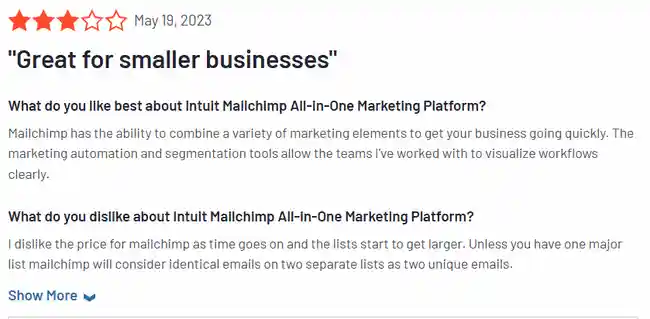 Best Mailchimp Reviews Online