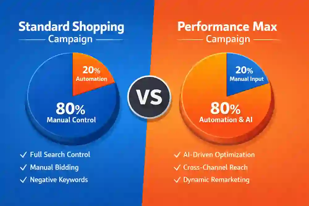 Google Shopping Ads vs Performance Max: Cosa devi sapere