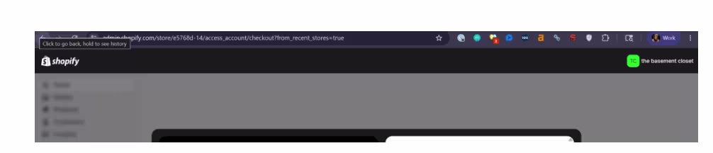 push products to shopify