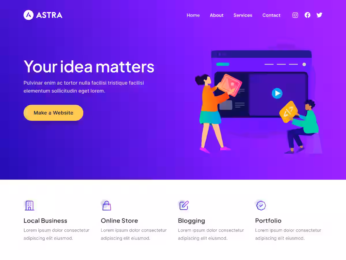 Astra Theme