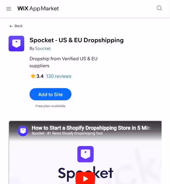 Wix Market