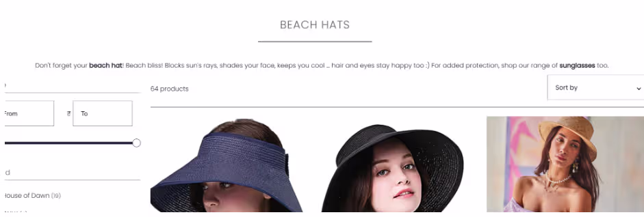 beach hat