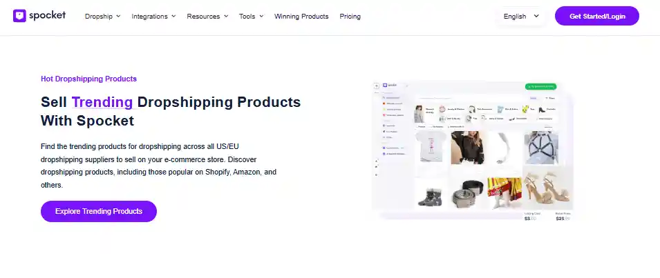 Spocket Trending products
