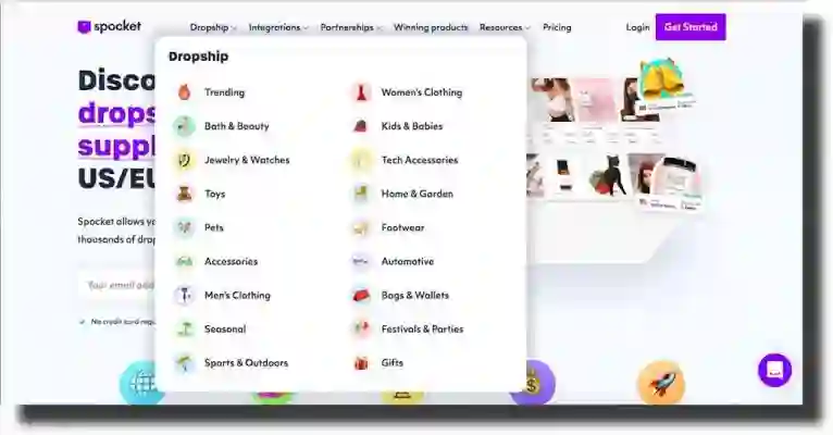 Top Dropshipping Products and Niches on Spocket