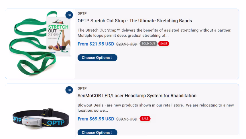 product page