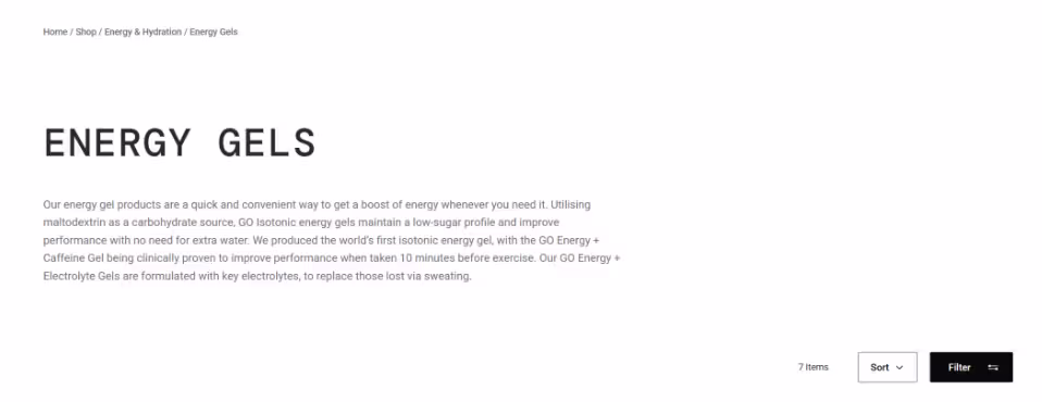 energy gels
