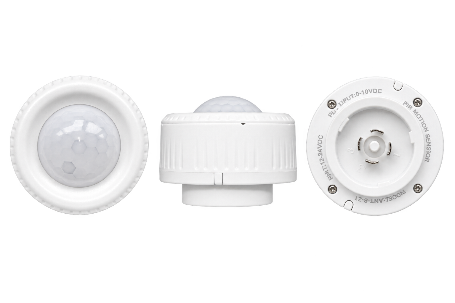 PIR Sensor for Sirius VI - 0-10V dimming, 12m mounting height, 8m detection radius, IP65, WHITE